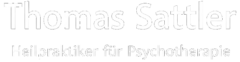 Schriftzug von Thomas Sattler - Heilpraktiker für Psychotherapie